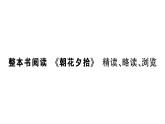 初中语文新人教部编版七年级上册第三单元整本书阅读《朝花夕拾》 精读、略读、浏览作业课件第二套（2024秋）