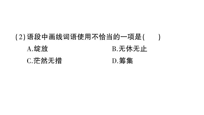 初中语文新人教部编版七年级上册第11课《再塑生命的人》作业课件（2024秋）第8页