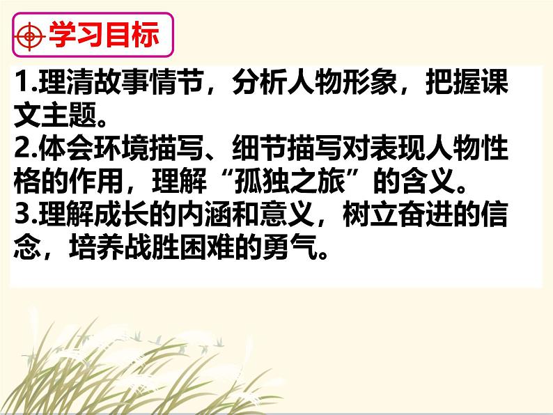 初中语文人教部编版九年级上册 17孤独之旅  课件第3页