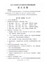 四川省绵阳市江油市2024-2025学年九年级上学期11月期中考试语文试题