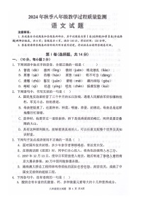 四川省绵阳市江油市2024-2025学年八年级上学期11月期中语文试题