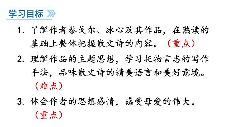 初中语文新人教部编版七年级上册第7课《散文诗二首》教学课件（24秋）第2页