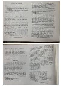 四川省眉山市洪雅县2024-2025学年九年级上学期期中考试语文试题