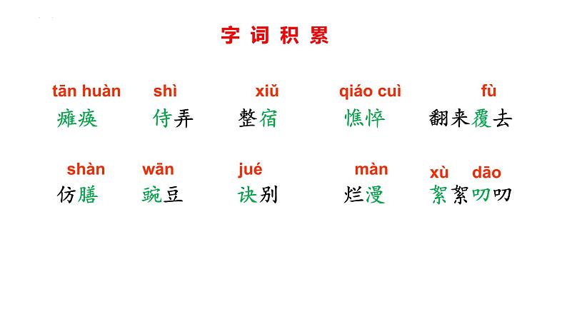 （部编版2024）七年级语文上册5《秋天的怀念》 课件第6页