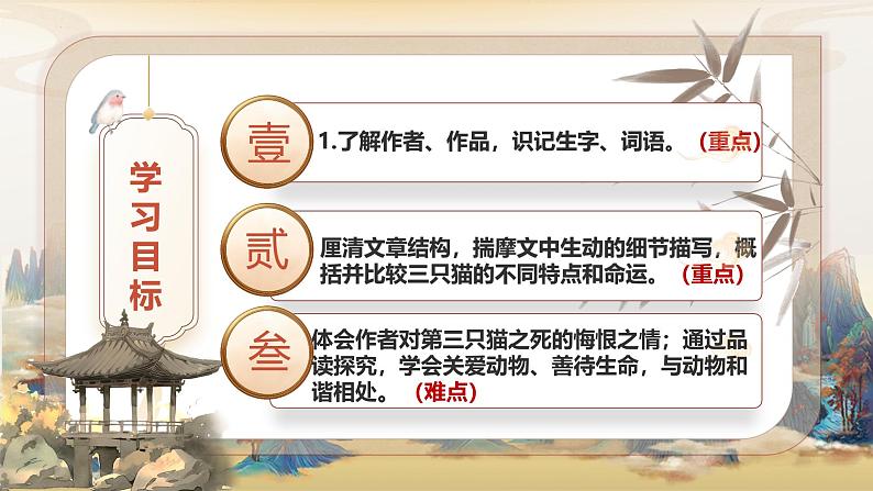 第17课《猫》课件-2024-2025学年七年级语文上册同步备课优质课件（统编版2024）第3页