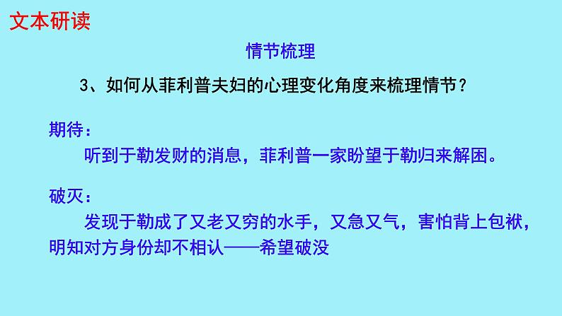 初中语文人教部编版九年级上册 16 我的叔叔于勒 课件第8页