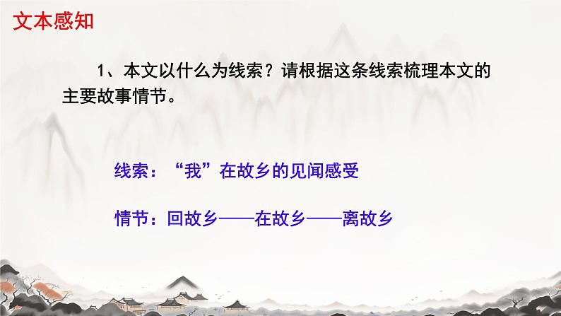 初中语文人教部编版九年级上册 15 故乡 课件08