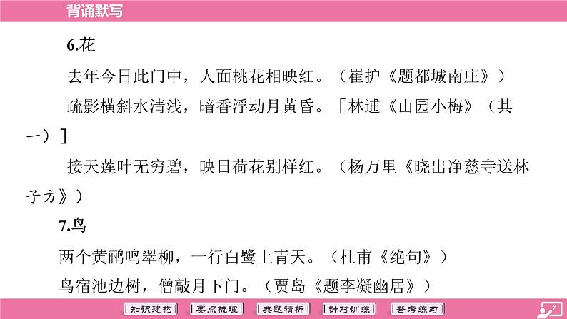 专题07 背诵默写-2024年中考语文专题复习（课件）07