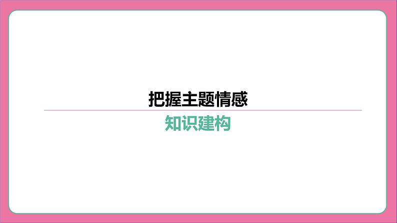 专题13 把握主题情感-2024年中考语文专题复习 （课件）第3页