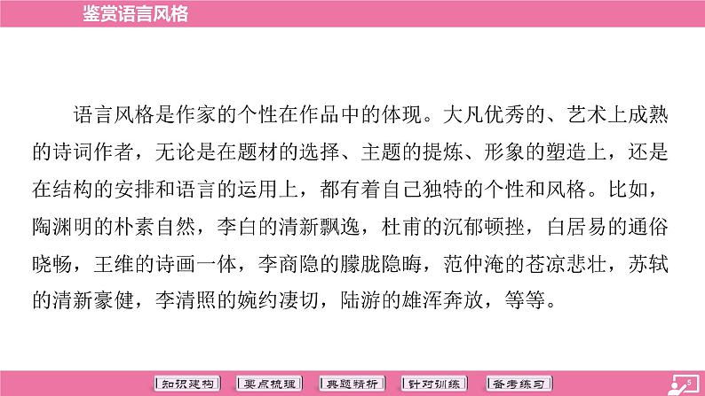专题16 鉴赏语言风格-2024年中考语文专题复习（课件）第5页