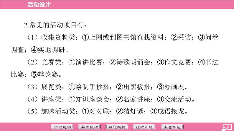 专题18 活动设计-2024年中考语文专题复习（课件）06