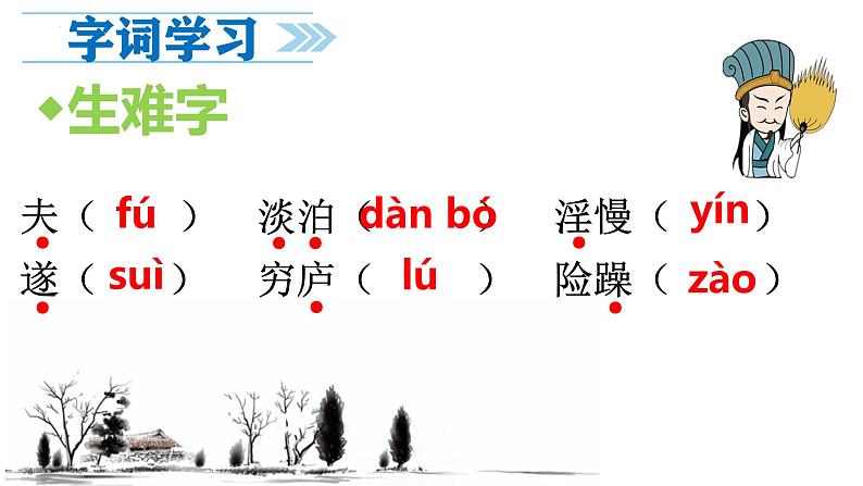 统编版语文七年级上册第16课《诫子书》教学课件06