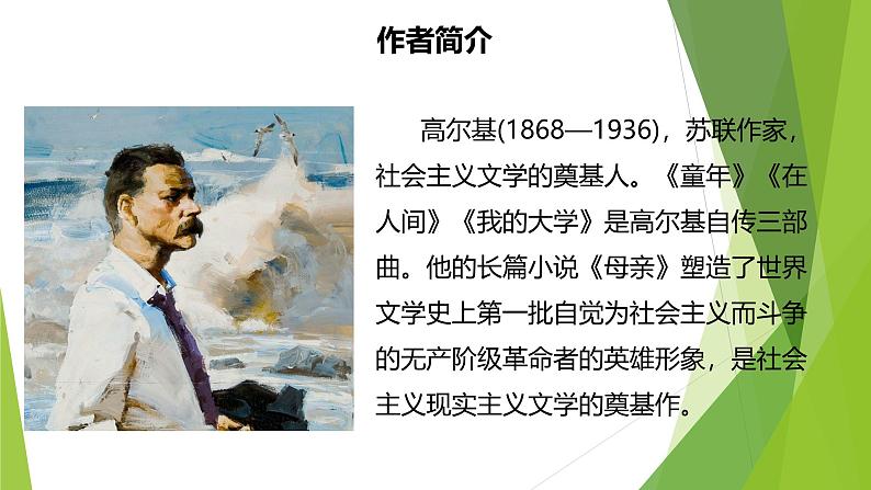 课件：部编版语文九年级下册第4课 海燕第2页