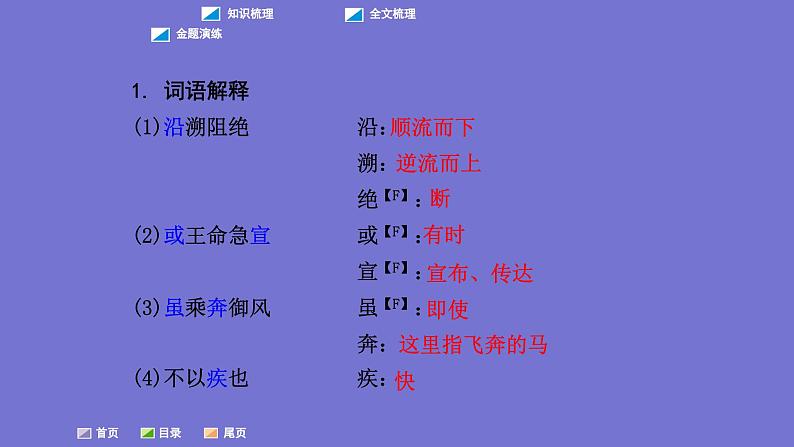 中考语文一轮复习课内文言文考点过关复习课件07：三峡（含答案）第5页