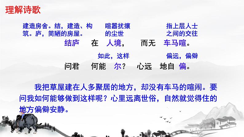 初中语文人教部编版八年级上册第六单元 诗词五首 课件第8页