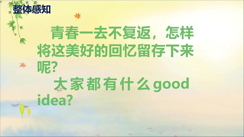 部编版九年级下册语文第二单元综合性学习《岁月如歌》同步课件第5页