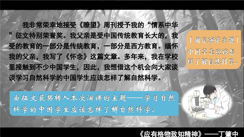 部编版2024八年级下册语文 任务一 学习演讲词 精品课件第6页