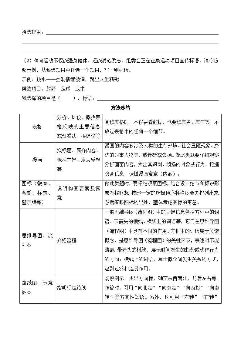 中考语文一轮复习考点讲与练06 语言的表达与运用（重难讲义）（原卷版）第2页