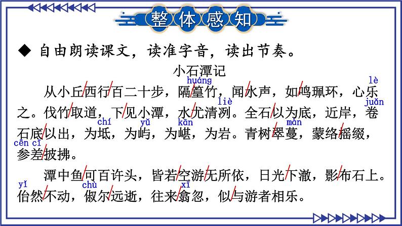 部编版2024八年级语文下册10 小石潭记 课件第5页