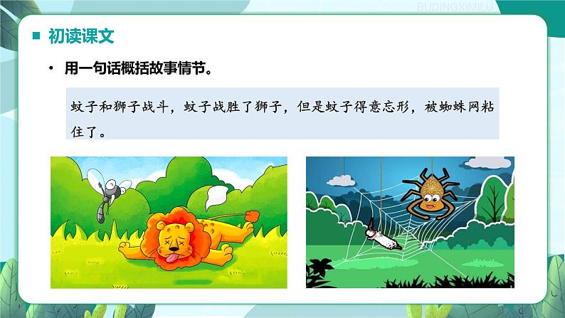 统编版语文七年级上册（2024）第24课《蚊子和狮子》课件第5页