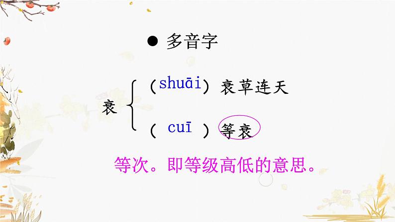 部编版2024八年级语文下册 5 大自然的语言 课件第7页