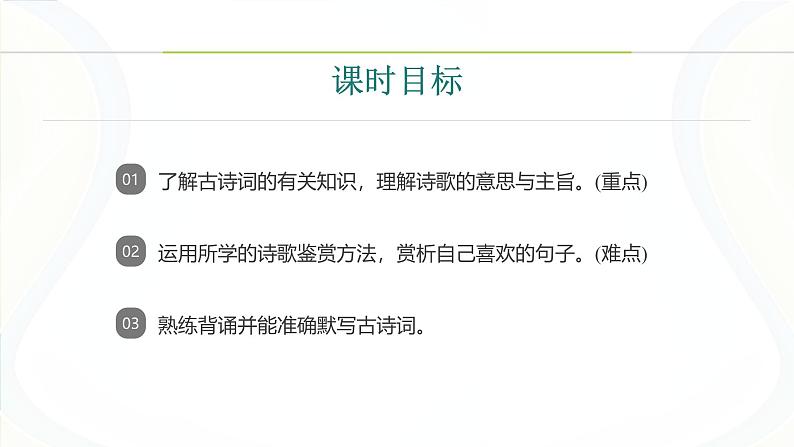 课件：部编版语文九年级下册第六单元　课外古诗词诵读第2页