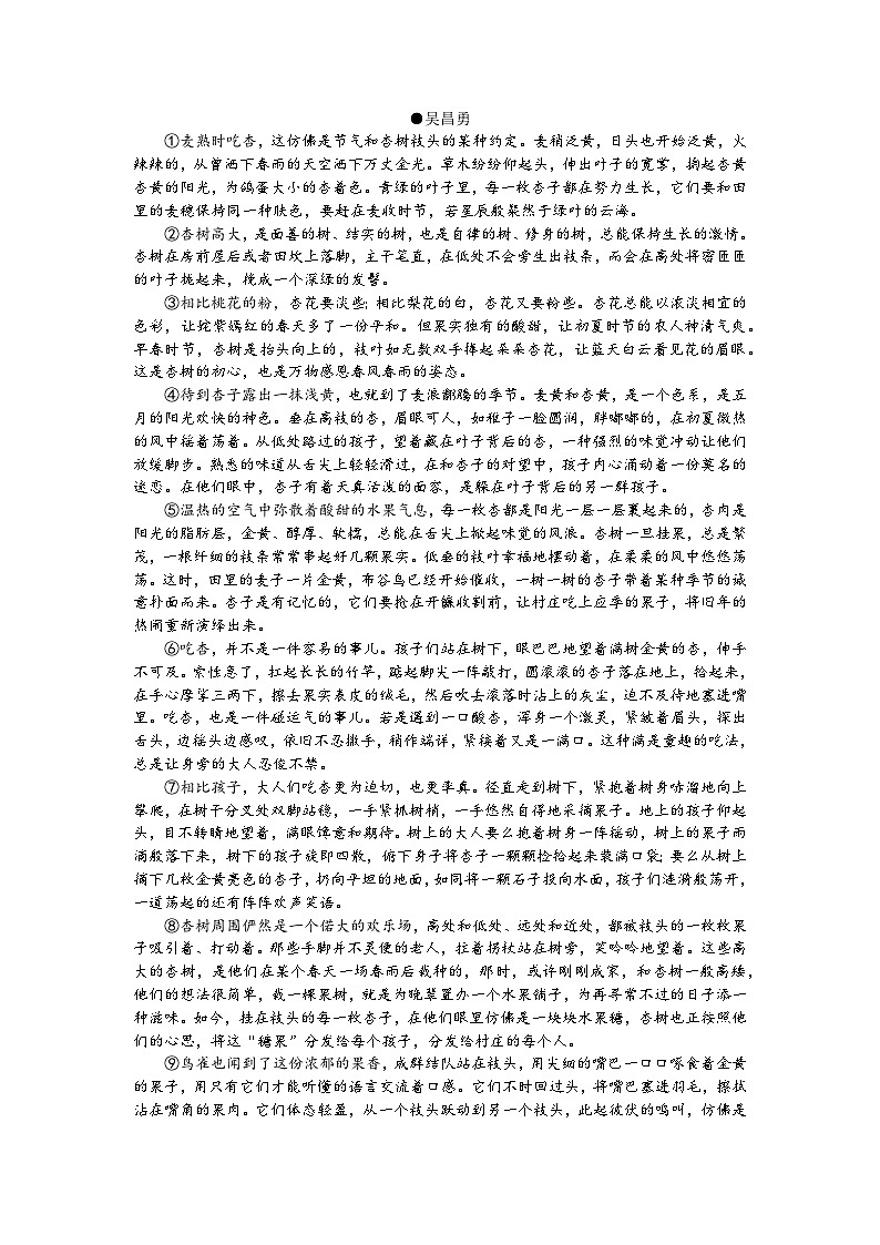 安徽省庐江第四中学2024-2025学年九年级上学期11月月考语文试题第3页