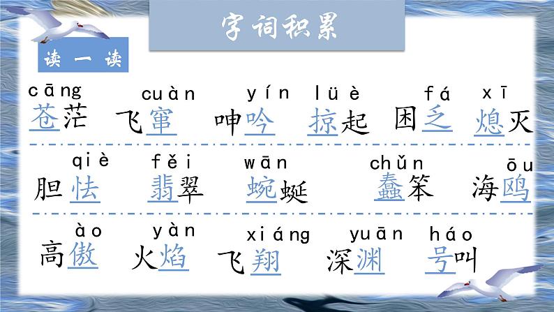 人教部编版初中语文九年级上册 《4.海燕》课件第8页