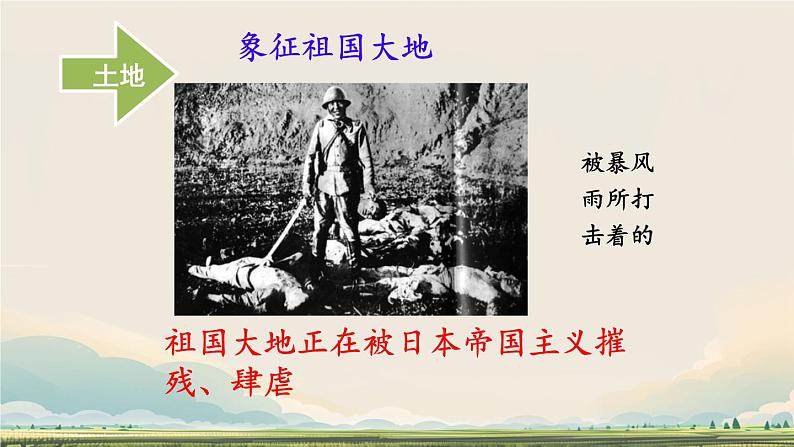 初中语文人教部编版九年级上册 3 我爱这土地  课件第7页