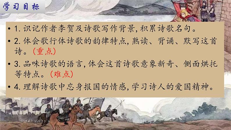 统编版语文八年级上册第26课《雁门太守行》（课件）第2页