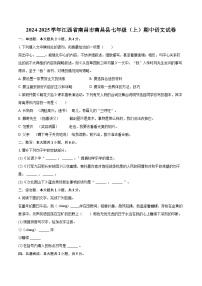 2024-2025学年江西省南昌市南昌县七年级（上）期中语文试卷（含详细答案解析）
