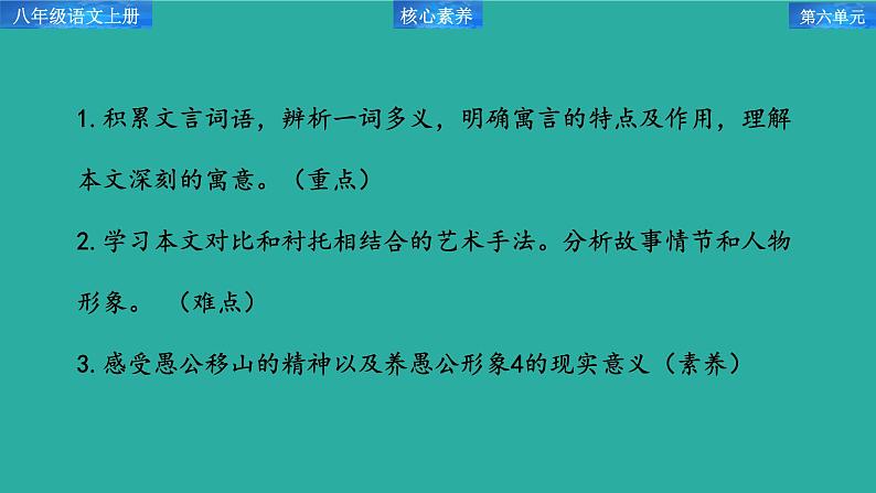 第24课《愚公移山》课件2024—2025学年统编版语文八年级上册第3页