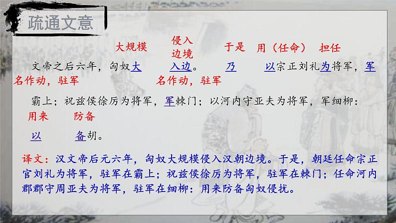 八上 第25课《周亚夫军细柳》教学课件 人教版第7页