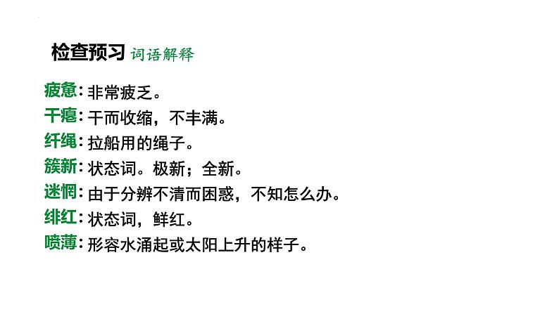 人教部编版（2024）九年级语文下册1祖国啊，我亲爱的祖国课件第4页
