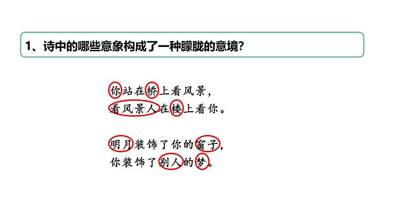 人教部编版（2024）九年级语文下册3.3断章课件第5页