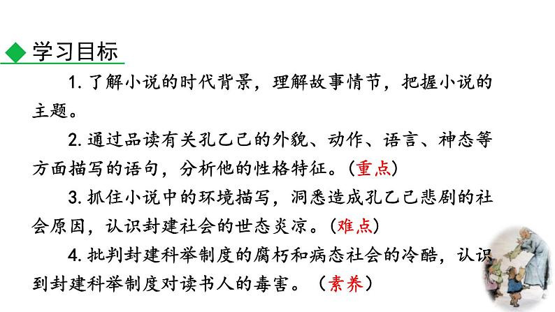 人教部编版（2024）九年级语文下册5孔乙己第一课时课件第3页