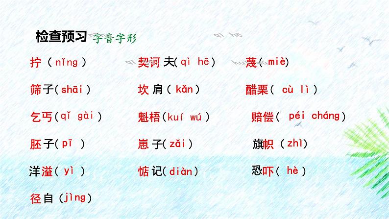 人教部编版（2024）九年级语文下册6变色龙课件第3页