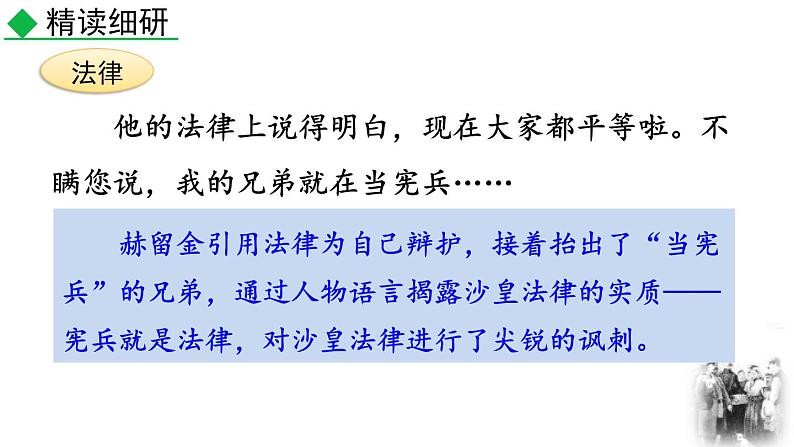 人教部编版（2024）九年级语文下册6变色龙第二课时课件第8页