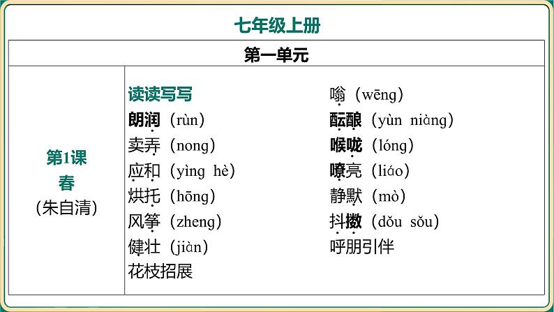 2025年中考语文专项复习：《字音、字形》课件第3页