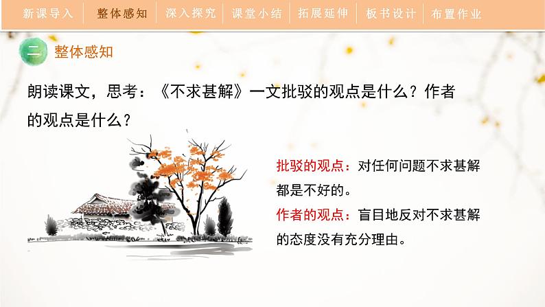 人教部编版（2024）九年级语文下册13.1不求甚解课件ppt第6页