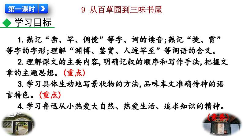 2024语文部编版七年级上册第三单元9  从百草园到三味书屋教学课件ppt第6页