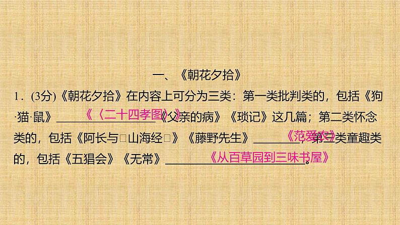 2025年中考语文复习名著逐篇练专题课件第2页
