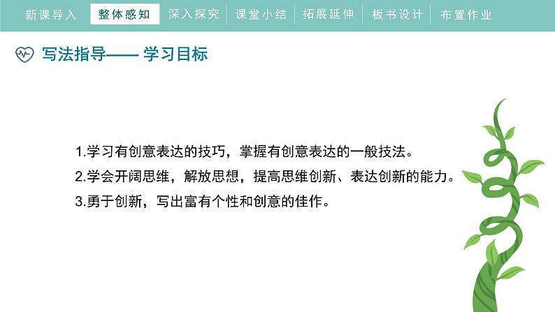 人教部编版（2024）九年级语文下册第六单元写作 有创意地表达精品课件第6页