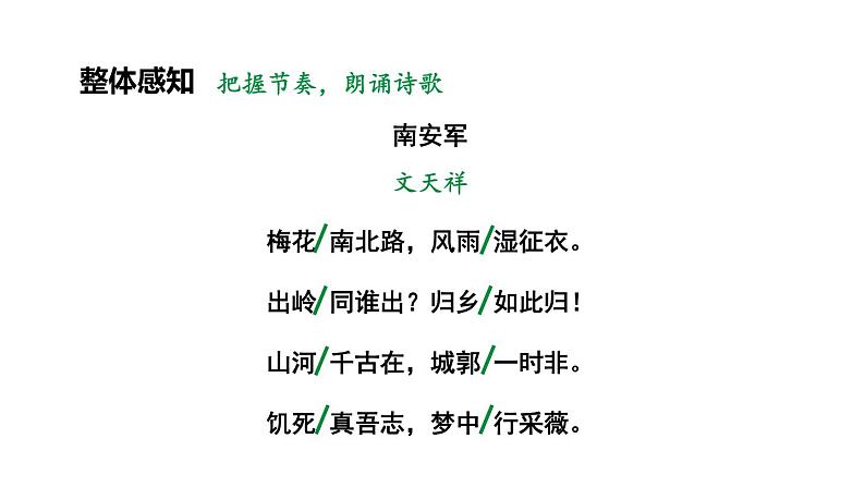 人教部编版（2024）九年级语文下册第六单元课外古诗词诵读-南安军ppt课件第7页