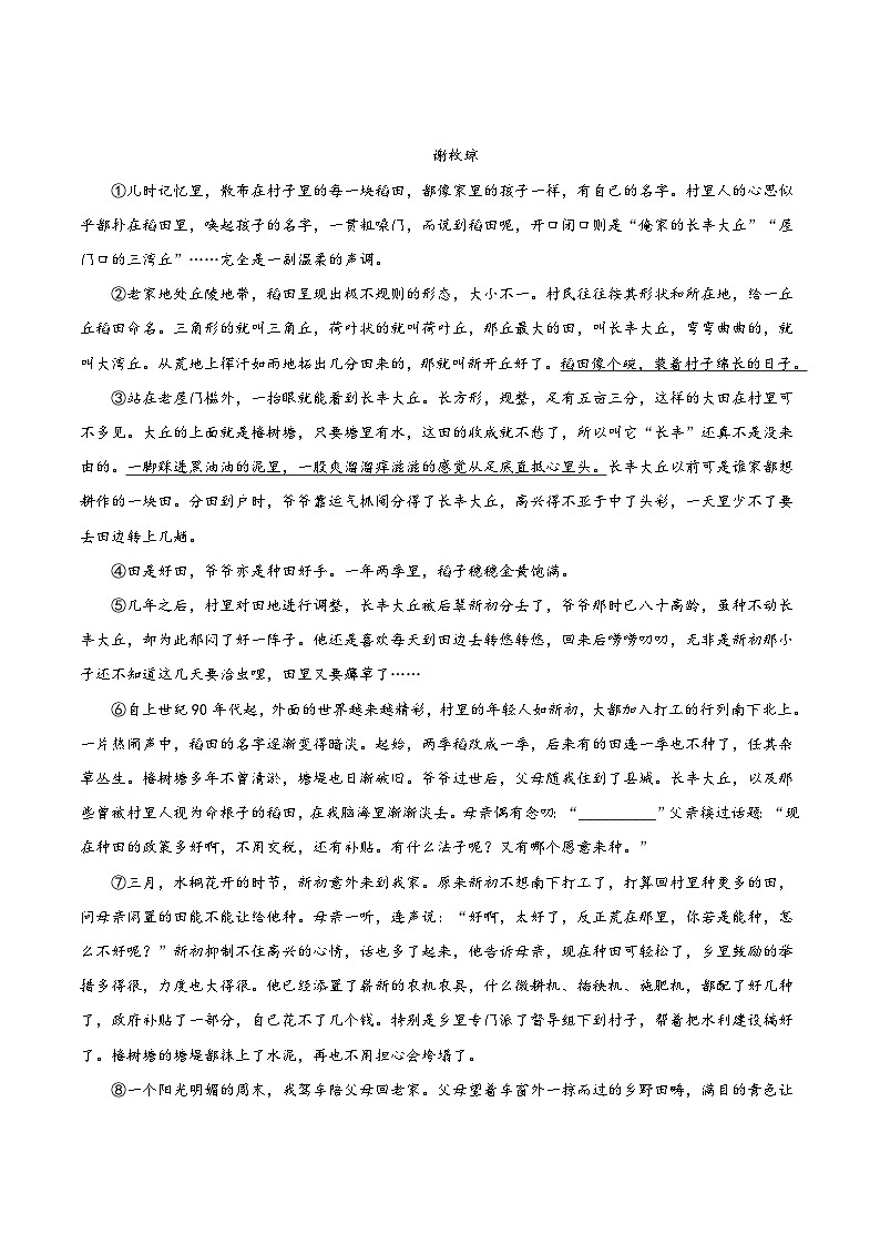 中考语文：题型05  标题类题型（答题模板）（原卷版）Word（22页）第3页