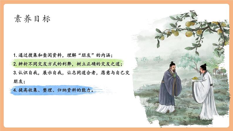 第二单元 综合性学习 有朋自远方来 课件第3页