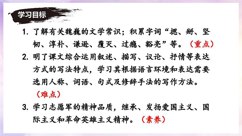 7 谁是最可爱的人 同步优质课件第2页