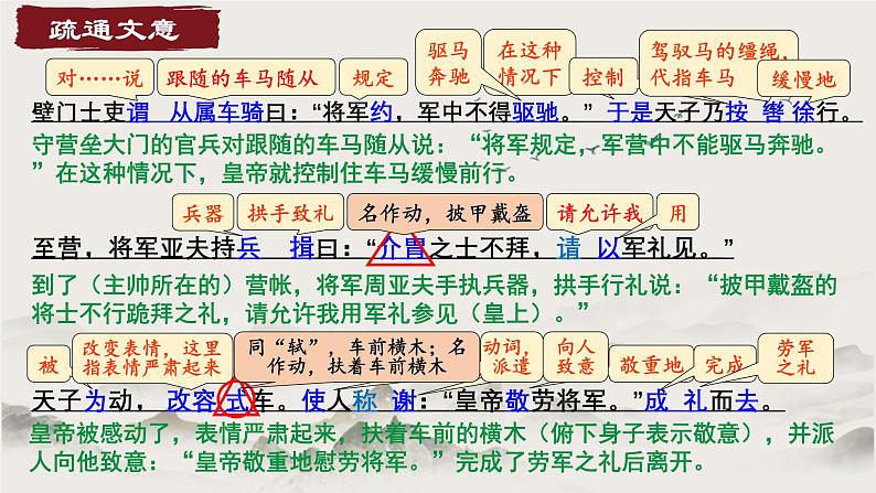 统编版语文八年级上册第25课《周亚夫军细柳》（课件）第8页