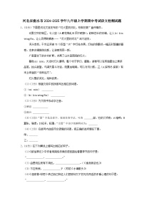 河北省衡水市2024-2025学年九年级上册期中考试语文检测试题（附答案）