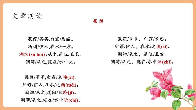 【新课标】第12课 蒹葭 课件第6页